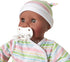 Melissa & Doug Mine to Love Twins Tyler & Taylor 15” Dark Skin-Tone Baby Dolls with Rompers, Caps, Pacifiers