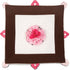 Pavilion Gift Company Lovie Baby Blanket, Strawberry Sundae, 13" Size