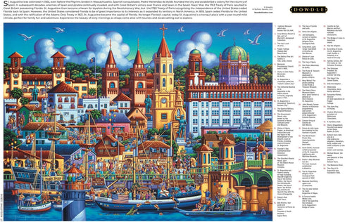 Buffalo Games - Eric Dowdle - St. Augustine - 1000 Piece Jigsaw Puzzle for Adults - 26.75 x 19.75