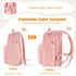 34L Backpack Pack Expandable Diaper Bag Baby Travel Bag with Changing Pad, Waist & Stroller Straps, Lightweight