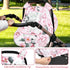 2 3D Pea Pod Car Seat Cover for Baby Girls, Floral Infant Car Seat Canopy Cover for Newborn, with Layers Windows