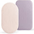 Bearmoss 2-Pack Organic Baby Bassinet Sheets for Girls, Boys-100% Cotton Bassinet Mattress