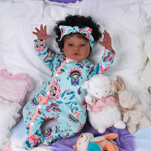 BABESIDE 2 Pcs Reborn Baby Doll Clothes for 17-20 Inch Babydolls, Baby Doll Clothing Accessories for Realistic Dolls