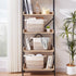 Pack 3, OIAHOMY Storage Basket, Woven Baskets for Storage, Cotton Rope Basket for toys,Towel Baskets for Bathroom