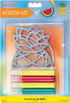 Creativity for Kids Window Art Fun Fruits: Paint and Decorate 2 Suncatchers for Kids' Window Art