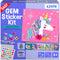EZCRA Easy Arts and Crafts for Kids - Fun Gem Sticker Kit