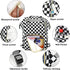 MCWTH Backpack Set Checkered Diaper Bag for Baby Girls Mom, Large Capacity Multi-Function Nappy Bags Organizer