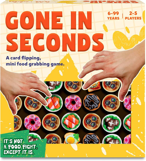 Gone in Seconds - Fast-Paced Mini Food Game for Kids, Teens &