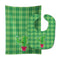 Caroline's Treasures BB6848STBU Cactus Plaid Baby Bib & Burp Cloth Easy-Clean Baby Bib Baby Feeding Accessory Baby Mealtime Essential