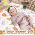 1 Pack Cloele Animal Fitted Crib Sheet for Girls Jungle Baby Nursery Bed Sheet for Standard Crib and Toddler Mattresses