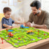 64 Set 3 4 5 6 3-5 3 1-3 2-4 4-6 JUKUDAHU Pieces Puzzle Race Track Car Toys for Year Old Boys - Puzzle Tracks Car Toys