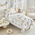 4 Set Set Set Bulldozer Pieces Toddler Bedding for Boys Toddler Bed Cute Toddler Bed in a Bag with Sheet and Pillow