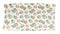 Orange Blossom Fitted Changing Pad Cover, Made from Viscose from Bamboo and