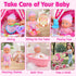 Set 3-5 4-6 5-7, Playset 11" 20PCS 2 3 4 5 Baby Doll Stroller Toys for Girls Toddlers Baby Doll with Doll, Bathtub