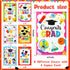 24Pcs Kindergarten Graduation Coloring Books - Congrats Grad DIY Color-in Pages Books for Kids Bulk Pre-kindergarten