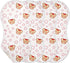 decor gift 4 Pack 22x11in Cotton Baby Burp Cloth Easy Care Cartoon Cute Red Stars Bear spit up Rags for Babies Girls