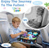 COOLBEBE 1-3, Airplane Tray Table Cover, Foldable Travel Tray Cover for Toddlers Universal Fit for Airplane, Car Seat