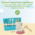 Set PlanToys Pretend Play Dentist Toy for Kids | Wooden Doctor Kit with Teeth Model, Dental Tools, and Bag |