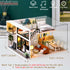 TuKIIE DIY Miniature Dollhouse Kit with Furniture - 1:24 Scale Creative Room Mini Wooden Doll House Accessories