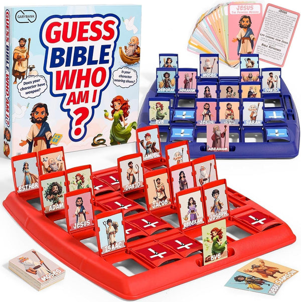 Garybank Guess Bible Who Am I Games for Kids, 24 Holy Bible