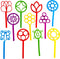 Bubble Wands, Large Assortment, 8" Inches (1 Set)
