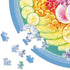 Ravensburger Circle of Colors: Poke Bowl 500 Piece Round Jigsaw Puzzle, Unique Softclick Technology