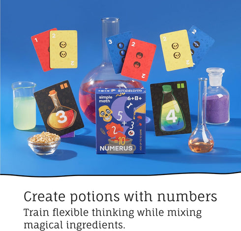6+ 8+ 3 Recommended 2-6 10 Math Card Games Bundle for Kids & | Games Included | Fun & Education | Help to Build Math
