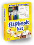 Fliptomania Make Your Own Flipbook: Basketball & Soccer - Stop Motion Animation Kit for Kids 6-12