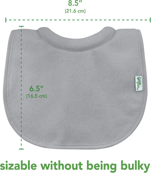 green sprouts Stay-Dry Milk Catcher Bibs for Feeding