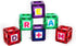 Playmags Magnetic Tile Building Set - 80-Pc. Kit with 40 Clear Color Magnet Tiles & 40 Letters