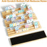 12 Set 4 91 9 ELONGDI Mexican Train Double Dominoes with Wooden Trays/Racks in Portable Carrying Case Colorful Tiles