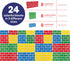 Teacher Created Resources 24 Piece Easy-Stack Cardboard Blocks Set (TCR11531)