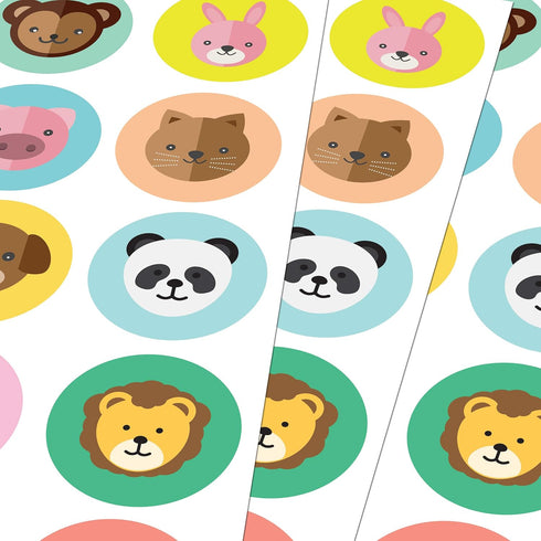 Farm Animal Stickers for Kids, 1.5" - 20 Sheets, 200 Total Stickers