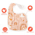 Zainpe 6Pcs Adjustable Snap Muslin Cotton Bibs for Baby, Unisex Burp Cloths with 6 Absorbent Soft Layers for Teething