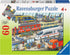 Ravensburger Railway Station Jigsaw Puzzle - Unique 60-Piece Puzzle for Kids, Anti-Glare Surface