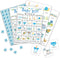 Gender Reveal Bingo Cards - Blue Baby Shower Game for 24 Players at Gender Reveal Parties