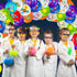 Capoda 60 Pieces Science Party Balloons, Science Themed Latex Balloons for Little Scientist Supplies