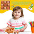 3 Sets Wooden Tic Tac Toe Games - Classic 3D Blocks Toys for Kids & Adults, Tabletop Strategy Games