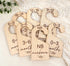 HOUISM Beautiful Baby Closet Dividers for Clothes Organizer - Wooden Double-Sided Gender