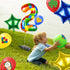 40 Inch Colorful Building Block Number Balloon, Large Number 2 Helium Balloon for Girls Boys 1st Birthday Party