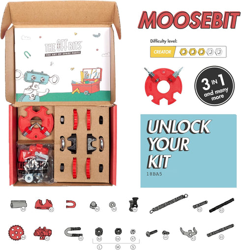 Set: 6+, Sets The Off Bits Erector Animal Mini STEM Toys for Kids Toy Building with Nuts & Bolts, STEM Building Toys
