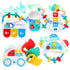 5PCS 0-18 Baby Sensory Toys - Baby Rattle Teething Toys Kits with Music, Infant Newborn Montessori Toys for Boys Girls
