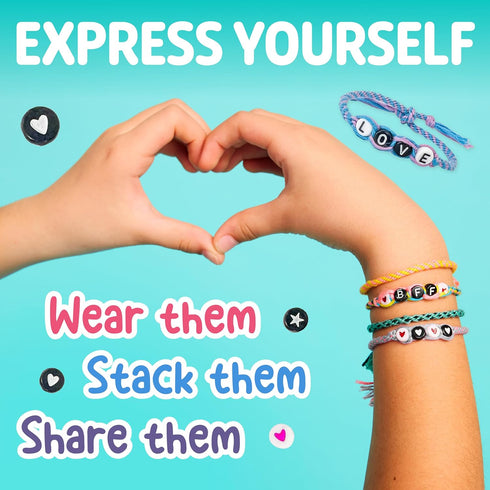 10 6+) Creativity for Kids Best Friends Bracelets Mini Craft Kit: Create Friendship Bracelets - Bracelet Making Kit
