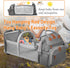 Baby Diaper Bags with Changing Station, Waterproof Backpack for Moms Dads with USB Charging Port