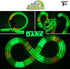 USA Toyz Zero-G Glow Race Track for Kids - 210pcs Glow in the Dark Flexible Race Car Track Set with Suction Cups, Slot