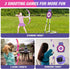 2 Pack Bow and Arrow for Kids, LED Light Up Archery Set with 24 Suction Cup Arrows and Standing Target