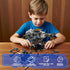 Myth Qholve Mechanical Piranha Building Block Kit Hand-Crank Gear Multi-Joint Motion Toy for Boys, Girls