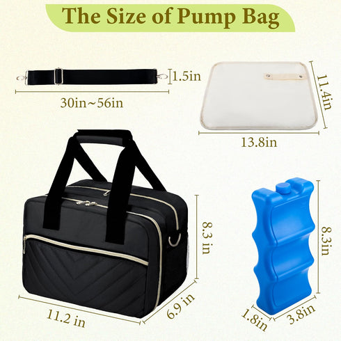 Pack, Momcozy/Elvie/Willow, 9 Breastmilk Cooler Bag with Ice Wearable Breast Pump Storage Bag, Insulated Bottle Travel
