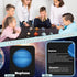 Pllieay 16PCS Solar System for Kids, Solar System Planets Toys with Bouncy Balls & Planetary Flashcards