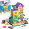ONIMISC Beach House Building Set with Light, NO Compatible with Lego Friend House
